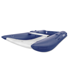NOARD 3,00 Meter Schlauchboot mit Luftboden (blau/grau)