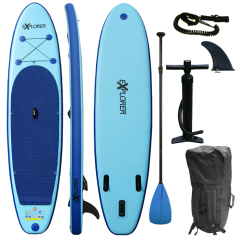 320 eXplorer SUP - Stand Up Paddle Surfboard I 320x76x15cm | blau
