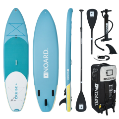 NOARD SUP No3 - Stand Up Paddle Surfboard I 326x85x15cm | türkis 