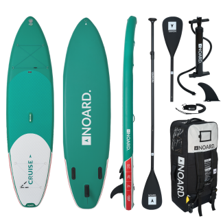 NOARD SUP No4 - Stand Up Paddle Surfboard I 326x85x15cm | grün