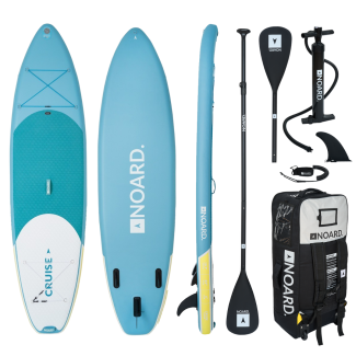 NOARD SUP No3 - Stand Up Paddle Surfboard I 326x85x15cm | türkis 