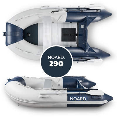 NOARD 2,90 Meter Schlauchboot mit Aluboden (blau/grau)