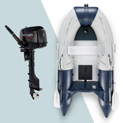 290 cm NOARD Schlauchboot mit 5 PS Parsun Motor (F5ABMS-DC)