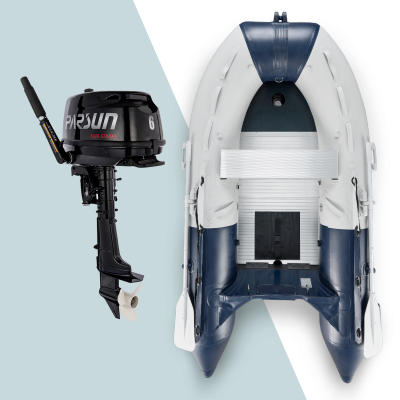 290 cm NOARD Schlauchboot mit 6 PS Parsun Motor (F6ABMS-DC)