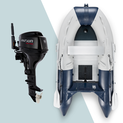 290 cm NOARD Schlauchboot mit 9,8 Parsun Motor (F9.8BMS)