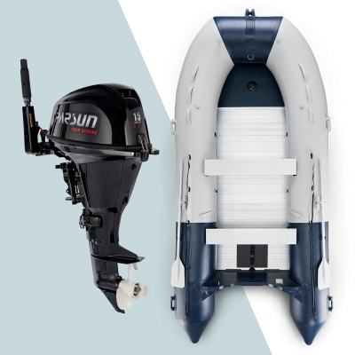 360 NOARD Schlauchboot mit 15 PS EFI Parsun Motor (F15ABMS-EFI)