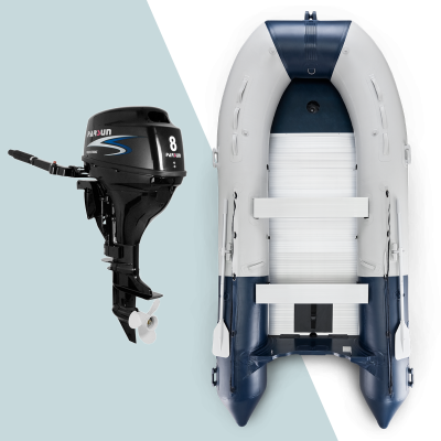 330 cm Schlauchboot mit 8 PS Parsun Motor (F8 BMS)