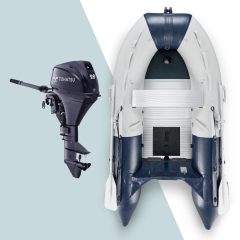 290 cm NOARD Schlauchboot mit 9,8 PS Tohatsu Motor (MFS9.8BS)