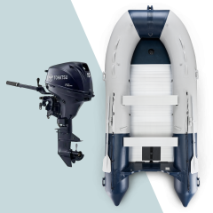 380 cm NOARD Schlauchboot mit 15 PS Tohatsu Motor (MFS15ES)