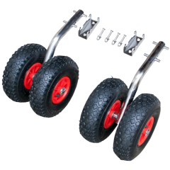 NOARD Edelstahl Doppel Slipräder 4 Transporträder für Boote