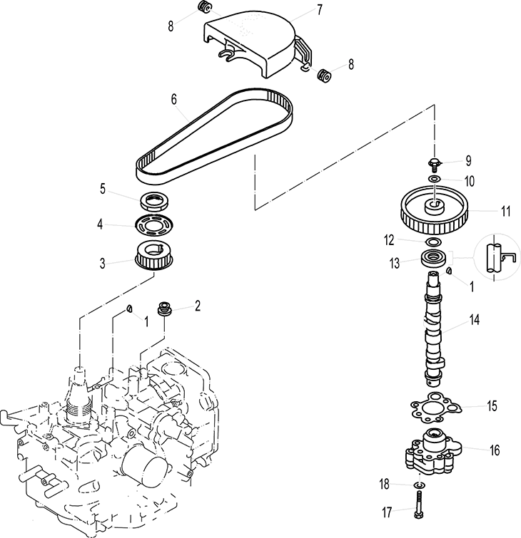 F9.9F15 - Camshaft