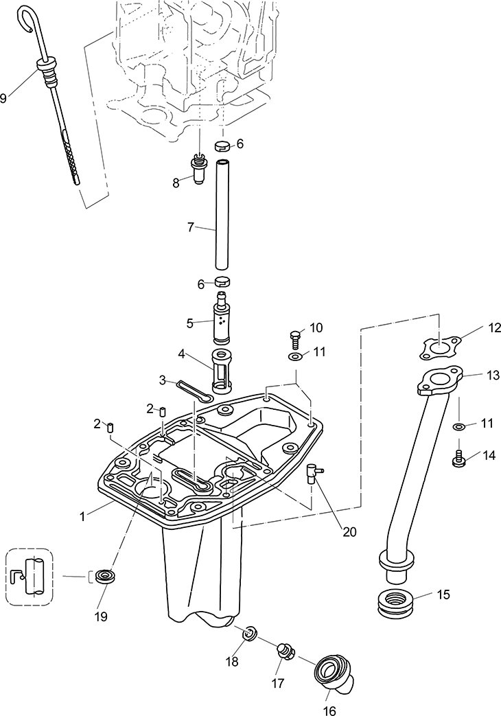 F9.9F15 - Oil Pan