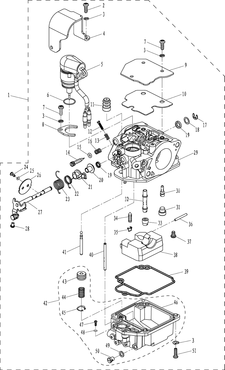 F20A (F15A) - Carburetor