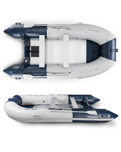 NOARD 3,60 Meter Schlauchboot mit Aluboden (blau/grau)